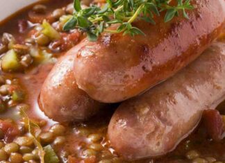 Lenticchie con la salsiccia