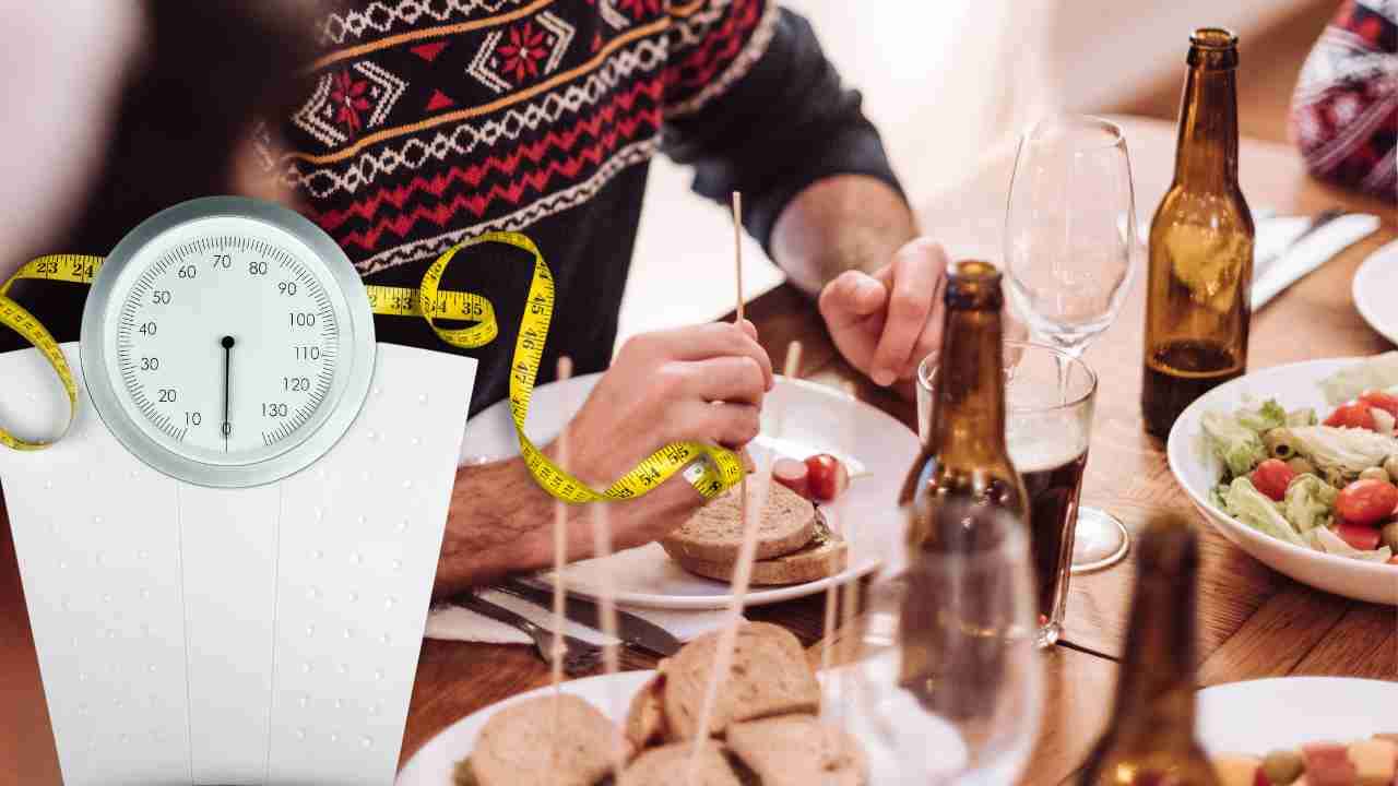 Tavola imbandita a Natale