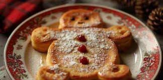 Omino focaccina natalizio senza lievito - RicettaSprint