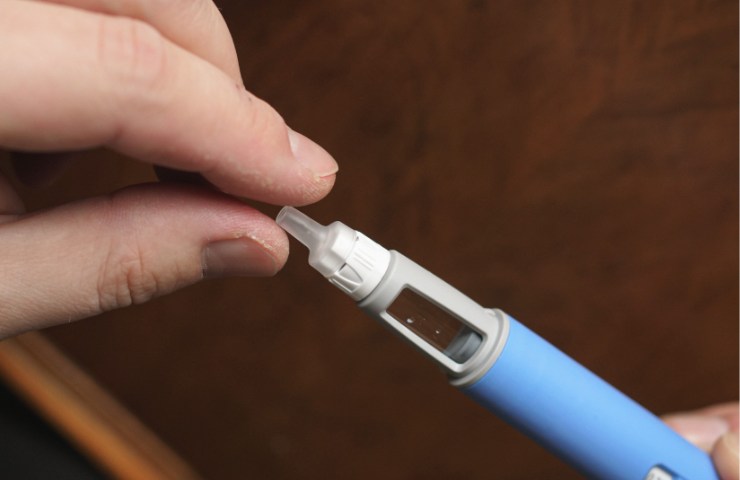 Iniezione di Ozempic pronta