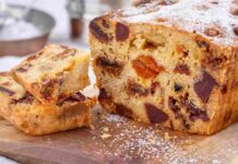 Dalla prima all’ultima fetta ti consoli, il plumcake con canditi e cioccolato non può mancare a Natale Plumcake canditi e cioccolato - Ricettasprint.it