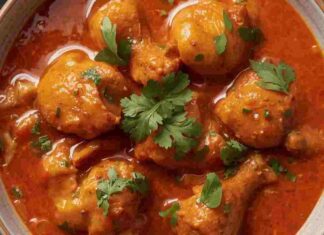Pollo al curry rosso con latte di cocco ricettasprint.it
