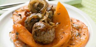 Polpette e zucca con cipolla - Ricettasprint.it