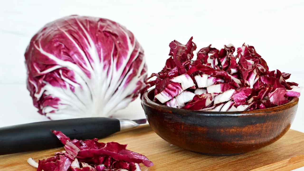 Sformato ricco con il radicchio