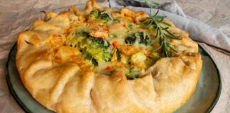 Torta salata con broccoli speck e provola - Ricettasprint.it