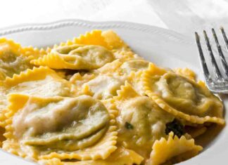 Tortelli alle verdure di campo