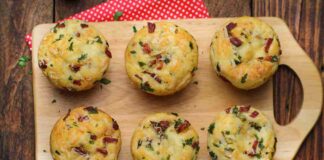 Tortino salato di asparagi, ricotta e pancetta croccante ricettasprint.it