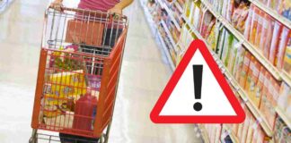 Allarme Salmonella, richiamo urgente nei supermercati italiani per noto prodotto IGP Carrello al supermercato