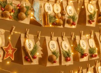 Calendario dell’avvento bellissimo fai da te, con tanti dolcetti e ragalini da donare a chi ami calendario dell'avvento