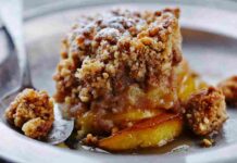 La colazione che fa per noi, crumble di mele e avena con cannella e noci. E’ facile niente paura cramble di mele con cannella e noci ricettasprint.it