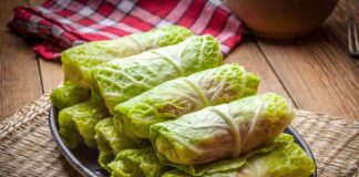 Involtini con la verza