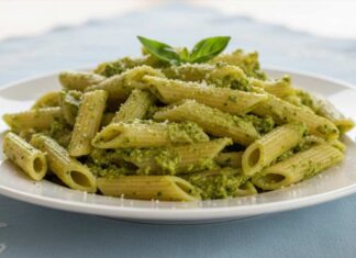 pasta pesto broccoli ricotta ricettasprint