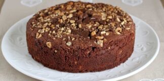 torta soffice cacao nocciole ricettasprint