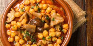 zuppa di ceci e funghi ricettasprint