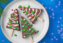 Alberi di Natale brownies faccio felice i nipoti non aspettano altro dopo pranzo Alberi di Natale brownies - Ricettasprint.it