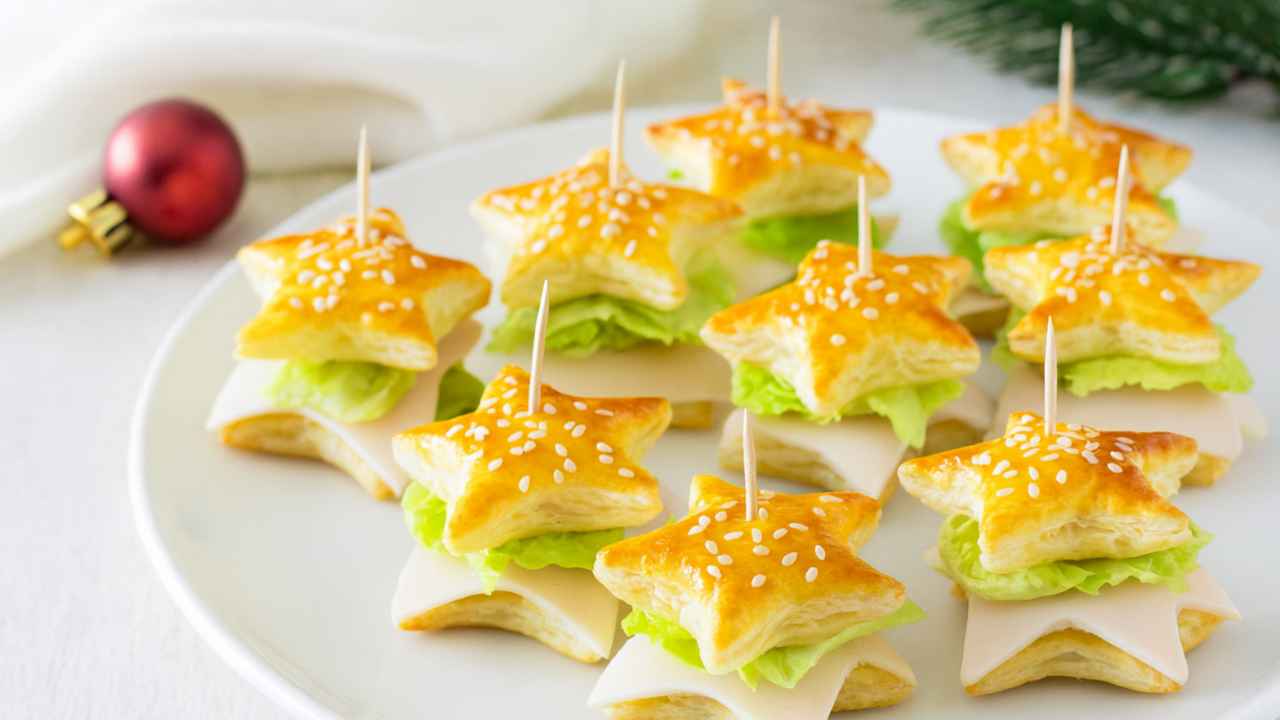 Antipasti stelline di Natale - RicettaSprint