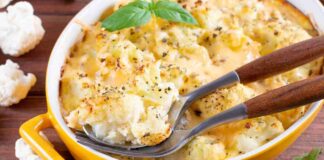 Il contorno che ti svolta Capodanno, gustoso, cremoso e filante, da leccarsi i baffi Cavolfiore al forno filante - Ricettasprint.it