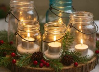 Centrotavola di Natale fai da te, ormai sono diventata una maestra, lo faccio con meno di 5 euro Centrotavola di Natale fatto in casa - RicettaSprint