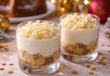 Cheesecake al bicchiere con pandoro - RicettaSprint