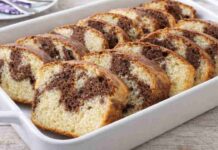 Ciambellone variegato a colazione - RicettaSprint