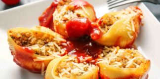 Conchiglioni ripieni di pesce spada - Ricettasprint.it