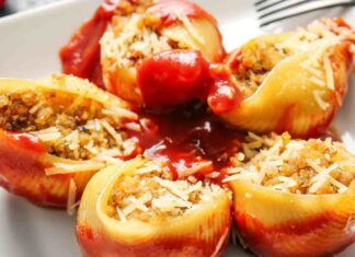 Conchiglioni ripieni di pesce spada - Ricettasprint.it