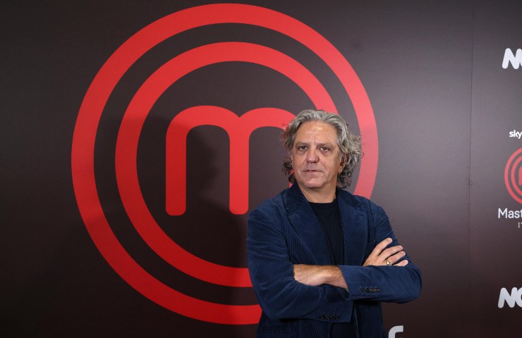 Chef Giorgio Locatelli ed il logo di MasterChef