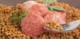 Cotechino con lenticchie in friggitrice ad aria - RicettaSprint