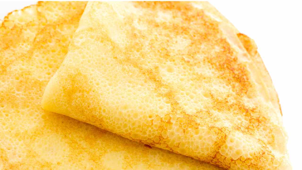 Crespelle ripiene senza latte e uova