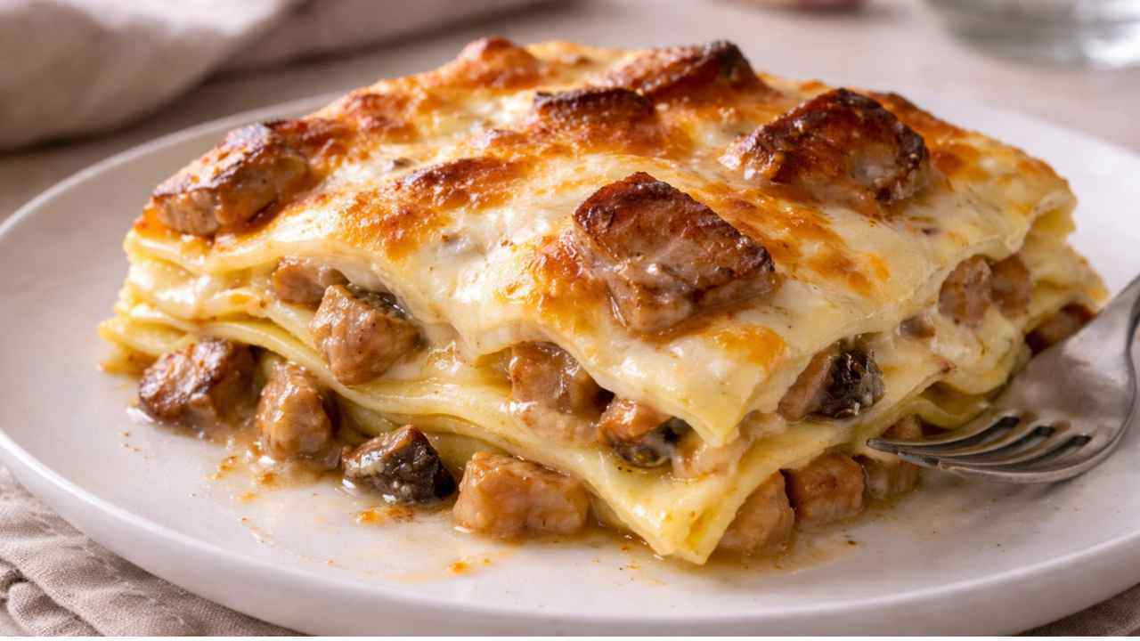 Lasagna di Natale in friggitrice ad aria - RicettaSprint