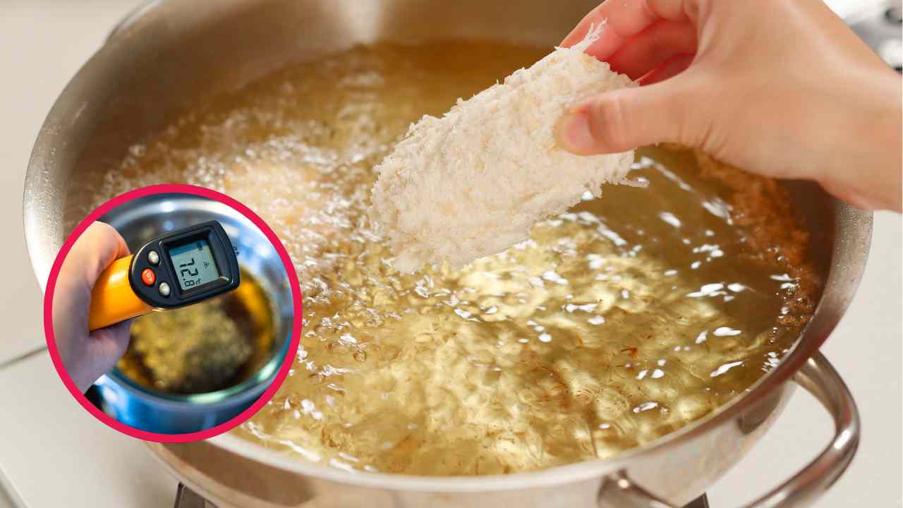 Misurare olio con termometro da cucina - Ricettasprint.it