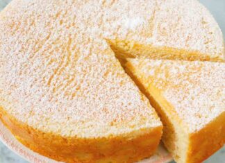 Pan di Spagna allo yogurt bianco