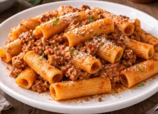 Pasta con ragù avanzato da Natale - RicettaSprint