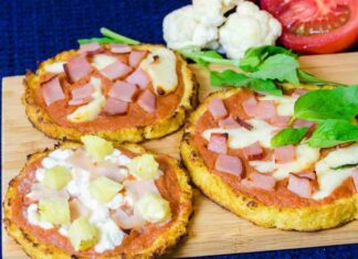 Pizzette light, senza farina, senza lievito, ma ugualmente buone impossibile resisterle Pizzette light al cavolfiore - Ricettasprint.it