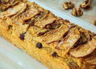 Plumcake alle mele e uvetta - Ricettasprint.it