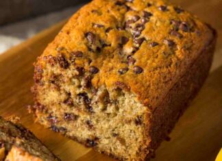 Plumcake con gocce di cioccolato senza uova - Ricettasprint.it