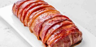 Polpettone ripieno avvolto nella pancetta - Ricettasprint.it