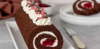 Rotolo cioccolatoso a Capodanno - Ricettasprint.it