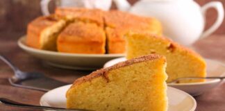 Torta all'arancia con la friggitrice ad aria