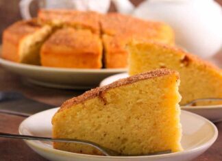 Torta all'arancia con la friggitrice ad aria