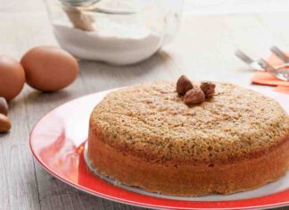 Torta alle nocciole e carote