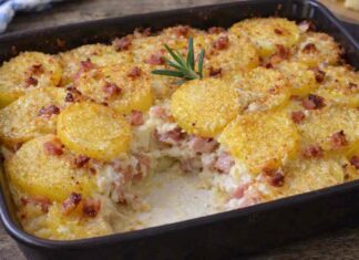 Torta di patate prosciutto e formaggio - RicettaSprint