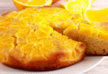 La torta all’arancia rovesciata sarà il dolce delle feste servilo con pandoro e panettone Torta rovesciata all'arancia - Ricettasprint.it