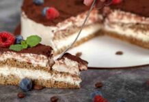 Torta tiramisù con pan di spagna -Ricettasprint.it