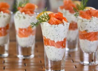 Ci metto 10 minuti a preparare questi bicchierini al salmone: un figurone con poco e niente bicchierini salmone 10 minuti ricettasprint