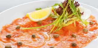carpaccio di salmone ricettasprint