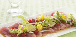 carpaccio di tonno