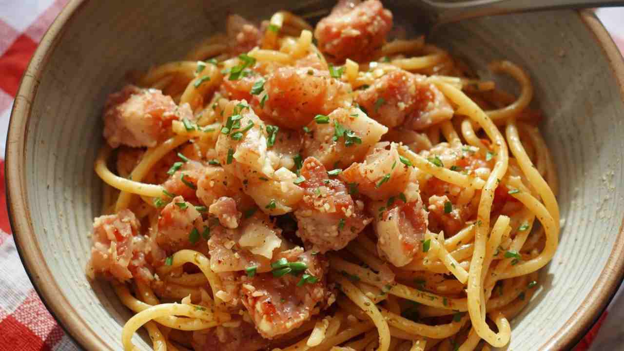 Oggi genovese, ma ci metto il tonno. E che carattere che ha il mio primo piatto