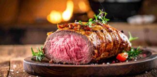 Un tocco diverso per il mio secondo di Natale, un roastbeef che ti farà leccare i baffi roastbeef all'inglese ricettasprint.it