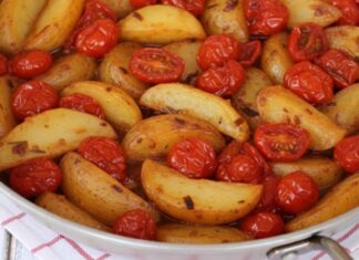 patate croccanti e pomodorini ricettasprint